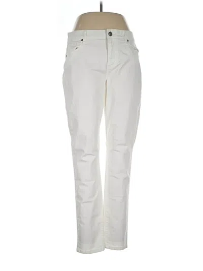 Pre-owned Cabi Casual Pants In White