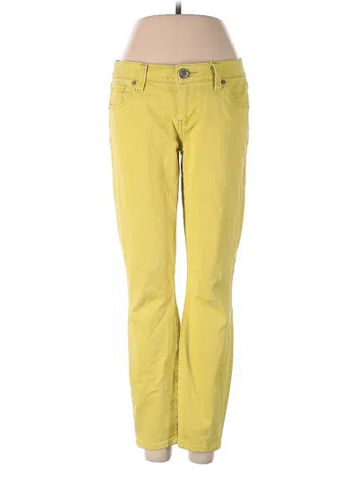 Pre-owned Cabi Casual Pants In Yellow