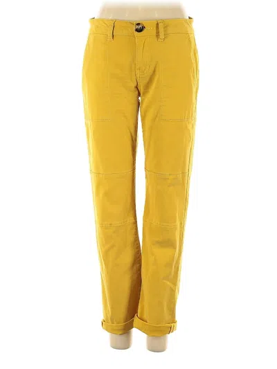 Pre-owned Cabi Casual Pants In Yellow