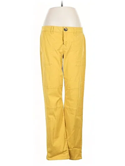 Pre-owned Cabi Casual Pants In Yellow