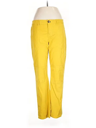 Pre-owned Cabi Casual Pants In Yellow