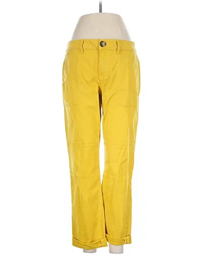 Pre-owned Cabi Casual Pants In Yellow