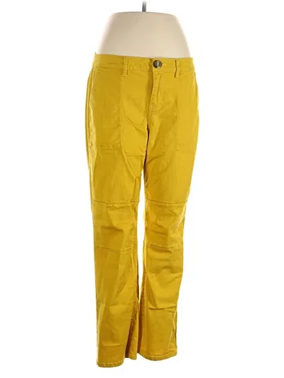 Pre-owned Cabi Casual Pants In Yellow