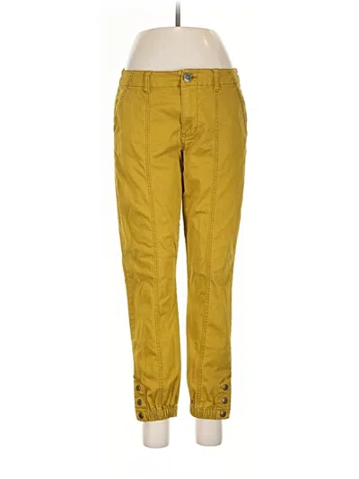 Pre-owned Cabi Casual Pants In Yellow