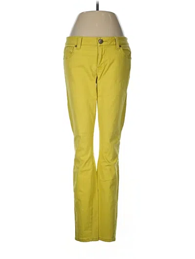 Pre-owned Cabi Casual Pants In Yellow