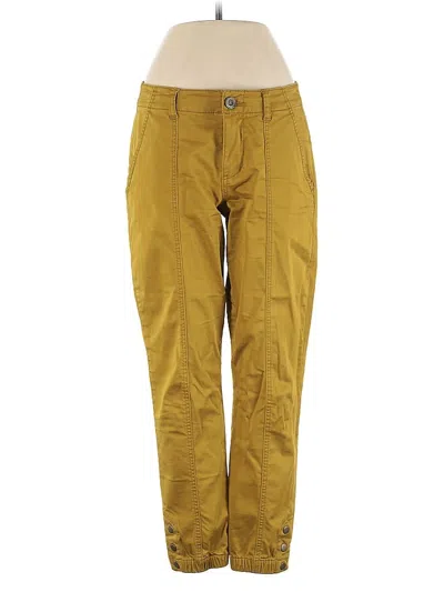 Pre-owned Cabi Casual Pants In Yellow