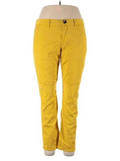 Pre-owned Cabi Casual Pants In Yellow