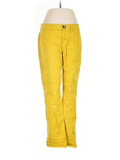 Pre-owned Cabi Casual Pants In Yellow