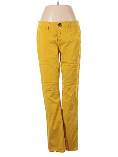 Pre-owned Cabi Casual Pants In Yellow