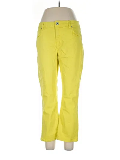 Pre-owned Cabi Casual Pants In Yellow