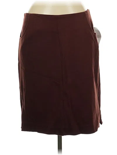 Cabi Casual Skirt In Burgundy