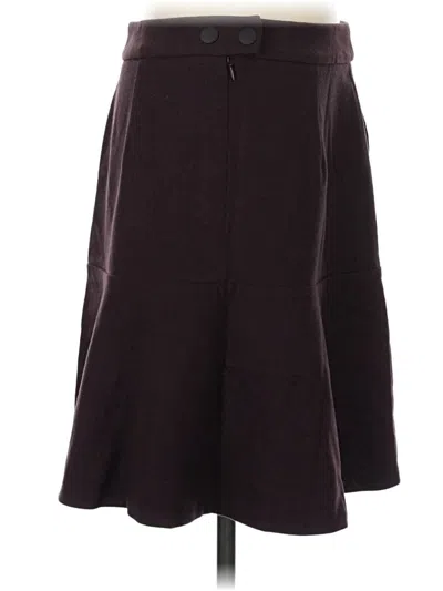Pre-owned Cabi Casual Skirt In Burgundy