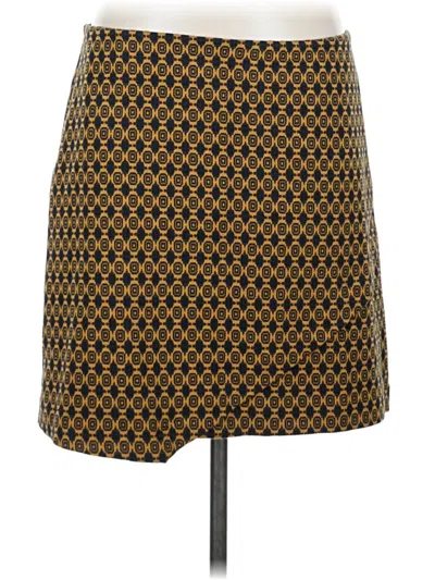 Pre-owned Cabi Casual Skirt In Gold