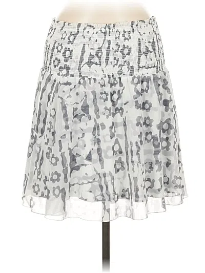 Pre-owned Cabi Casual Skirt In Gray