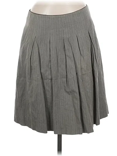 Pre-owned Cabi Casual Skirt In Gray