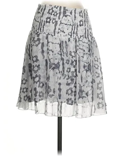 Pre-owned Cabi Casual Skirt In Gray
