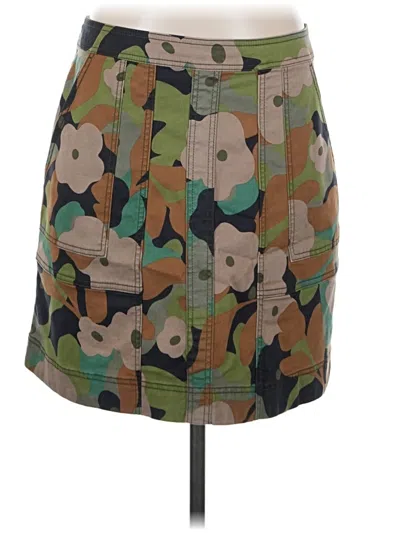 Pre-owned Cabi Casual Skirt In Green