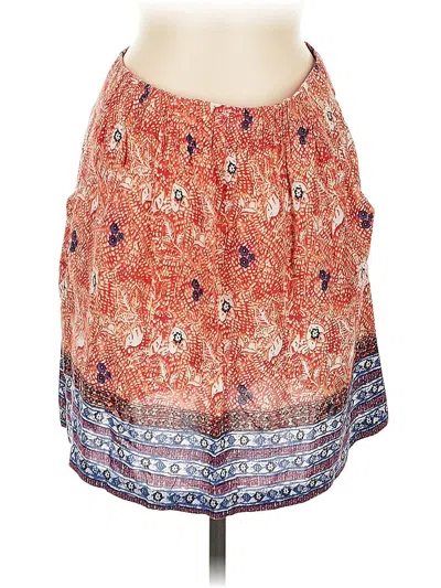Pre-owned Cabi Casual Skirt In Orange