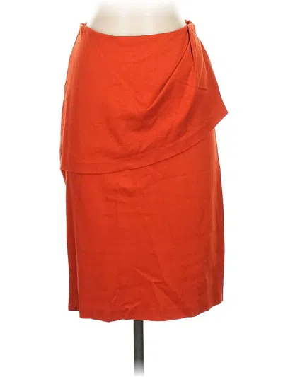 Pre-owned Cabi Casual Skirt In Orange