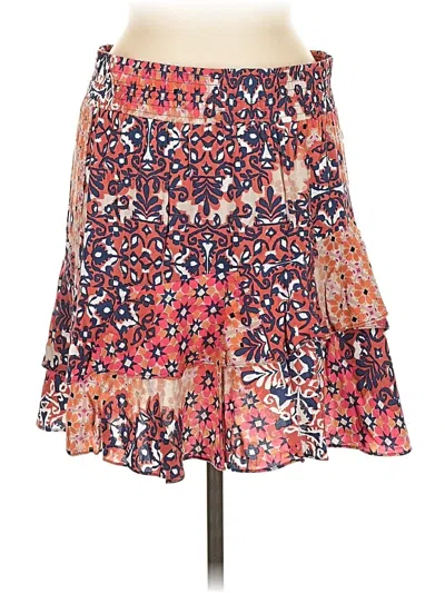 Pre-owned Cabi Casual Skirt In Orange