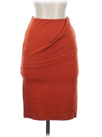 Pre-owned Cabi Casual Skirt In Orange