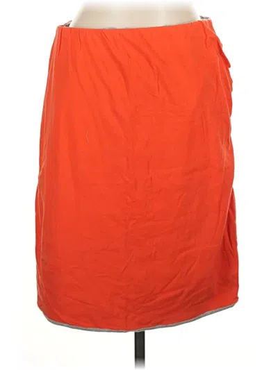 Pre-owned Cabi Casual Skirt In Orange
