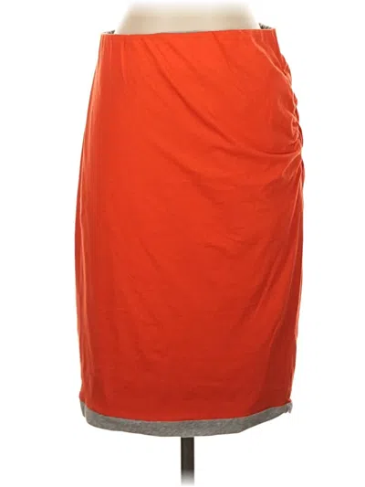 Pre-owned Cabi Casual Skirt In Orange