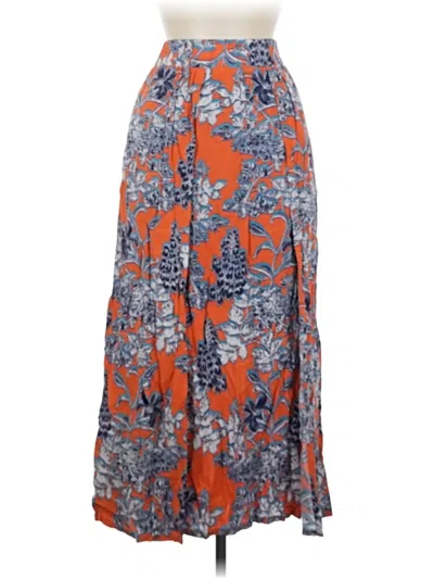 Pre-owned Cabi Casual Skirt In Orange
