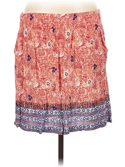 Pre-owned Cabi Casual Skirt In Red