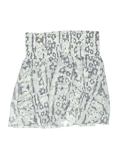 Pre-owned Cabi Casual Skirt In Silver