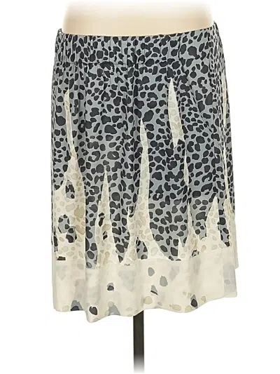 Pre-owned Cabi Casual Skirt In Silver