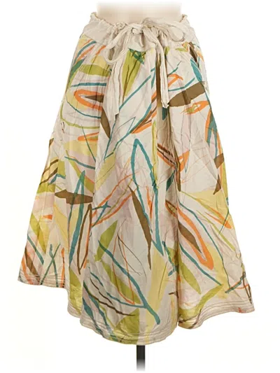 Pre-owned Cabi Casual Skirt In Tan