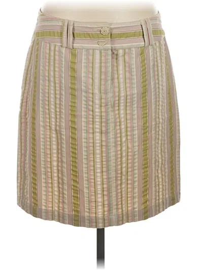 Pre-owned Cabi Casual Skirt In Tan