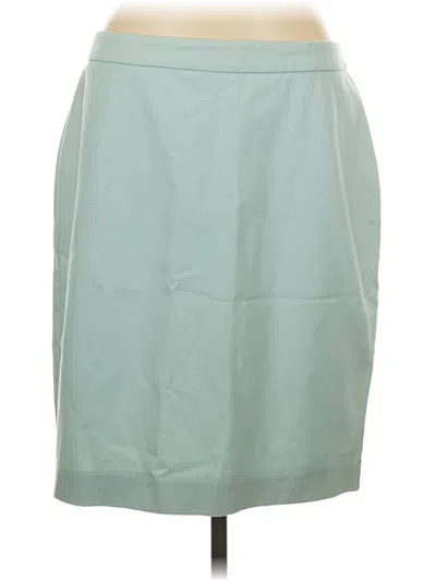 Pre-owned Cabi Casual Skirt In Teal