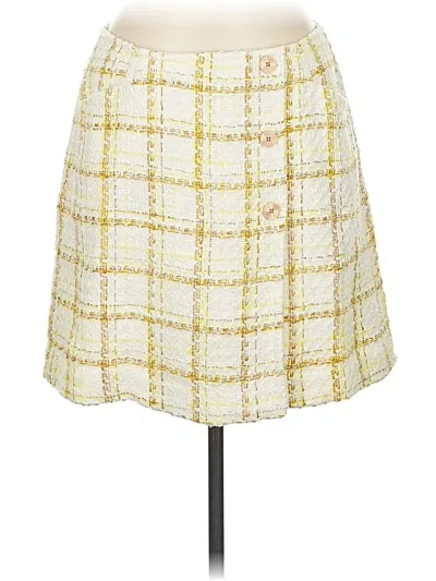 Pre-owned Cabi Casual Skirt In White