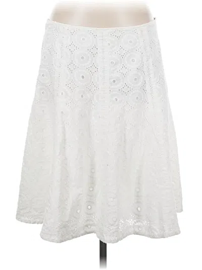 Pre-owned Cabi Casual Skirt In White