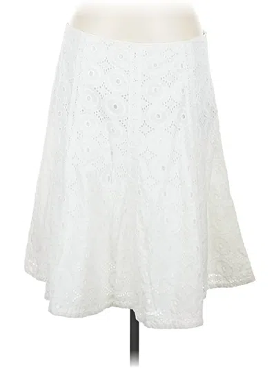 Pre-owned Cabi Casual Skirt In White
