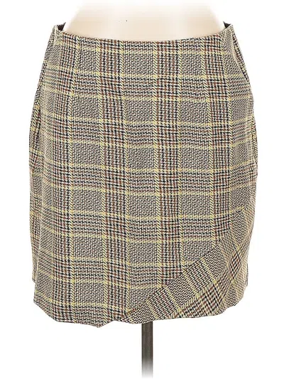 Pre-owned Cabi Casual Skirt In Yellow