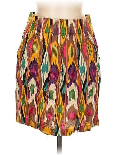 Pre-owned Cabi Casual Skirt In Yellow