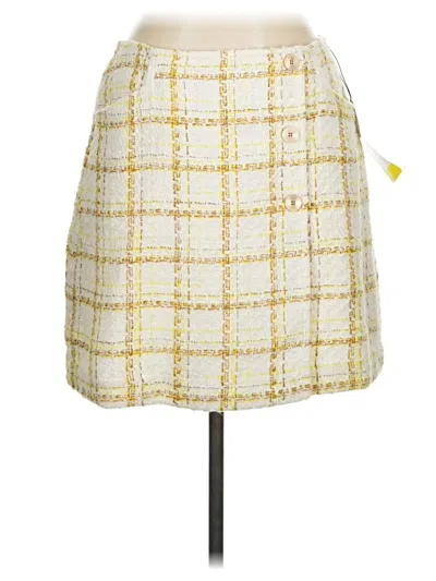 Pre-owned Cabi Casual Skirt In Yellow