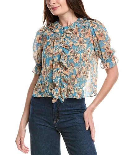 Cabi Cherish Top In Blue
