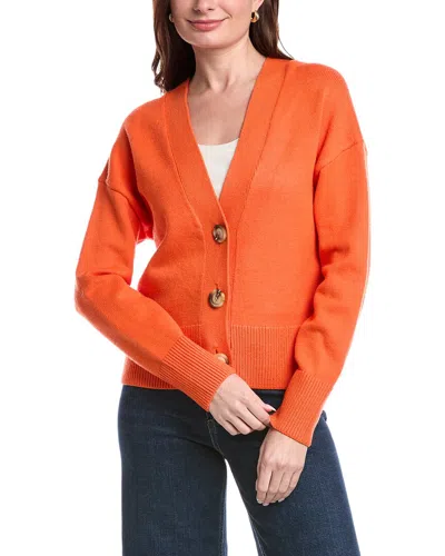 Cabi Citrus Cardigan In Orange