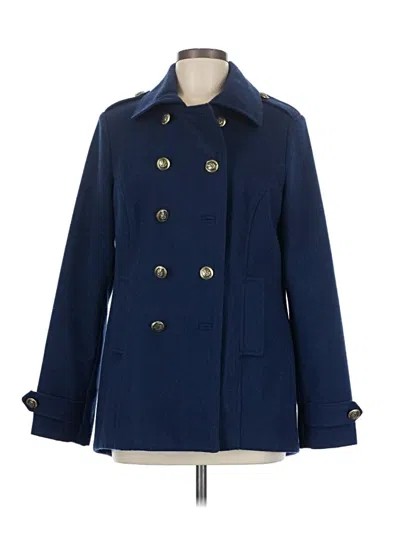 Pre-owned Cabi Coat In Blue