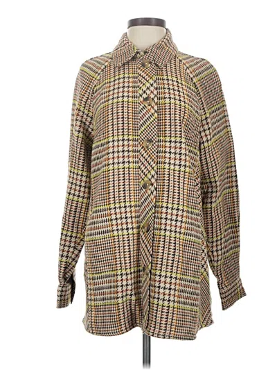 Pre-owned Cabi Coat In Brown