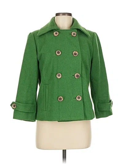 Pre-owned Cabi Coat In Green