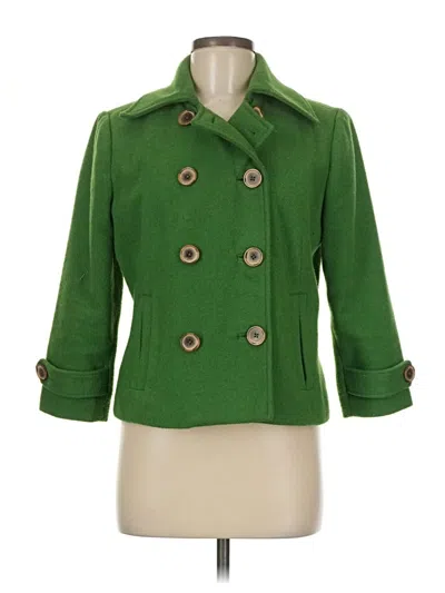 Pre-owned Cabi Coat In Green