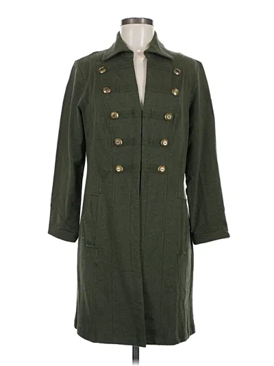 Pre-owned Cabi Coat In Green