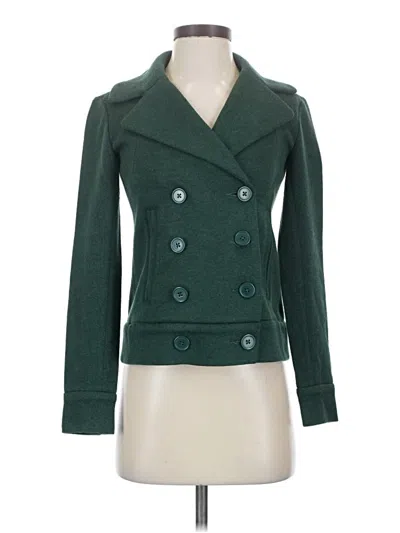 Pre-owned Cabi Coat In Green