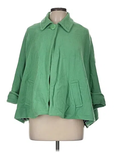 Pre-owned Cabi Coat In Green