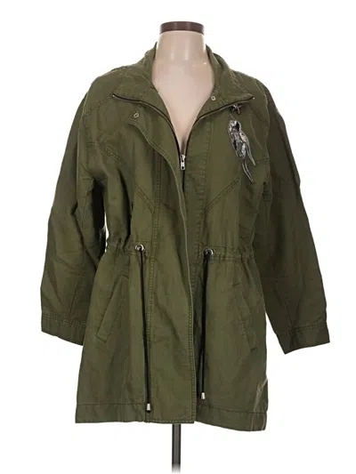 Pre-owned Cabi Coat In Green
